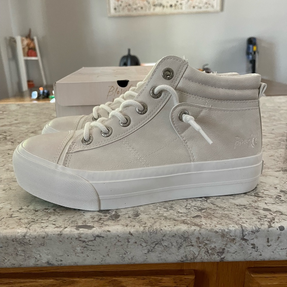 Blowfish Kids High-Top Sneakers - Cream